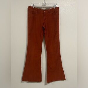 Gap Jeans Women’s Size 6 Burnt Orange Limited Edition Flare Corduroy Jeans
